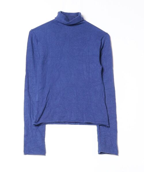 select MOCA（セレクトモカ） タートルネックニット FREE ブルー