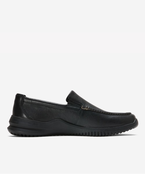 COLE HAAN ブラック モカシン　ローファー COLE HAAN ローファー グランドプラス ダブルゴアローファー