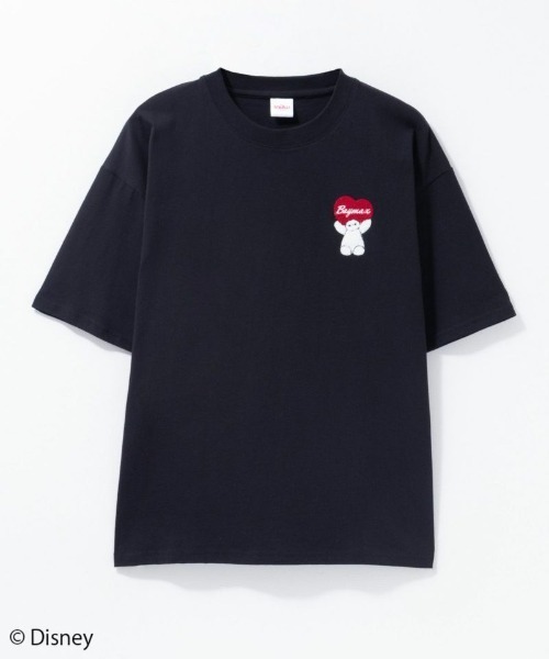 ☆US Disney Parks☆男女兼用 ベイマックス&ヒロ Tシャツ Disney】ベイマックス/モックネックTシャツ(BACK TO THE FIELD