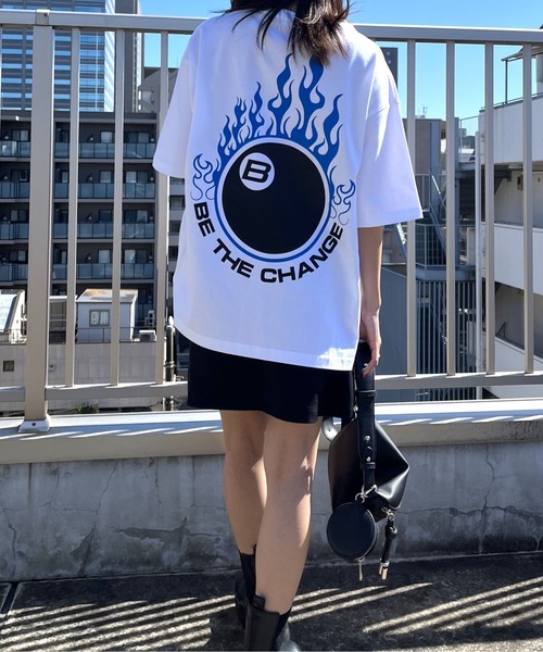 spiritoso（スピリトーゾ） tシャツ ビリヤード両面プリント ビッグ 