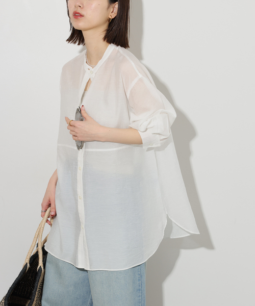 ブラウス シャツ ウエストシームシャツ レディース JOURNAL STANDARD relume ブラウス シャツ ソフトブライト