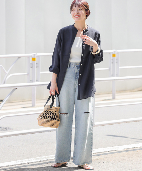 ブラウス シャツ ウエストシームシャツ レディース JOURNAL STANDARD relume ブラウス シャツ ソフトブライト