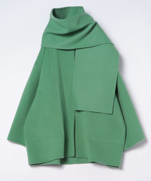 FRAY I.D（フレイ・アイディー） ノーカラーコート 0 グリーン