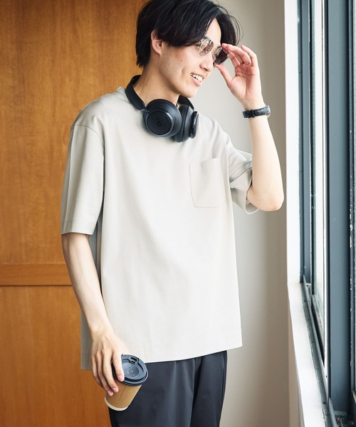 tシャツ リッチクリーンTシャツ/半袖/288187 メンズ | GLOBAL WORK | 08