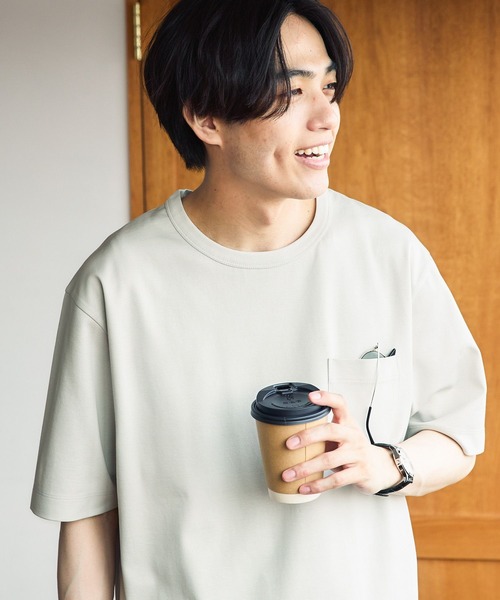 tシャツ リッチクリーンTシャツ/半袖/288187 メンズ | GLOBAL WORK | 09