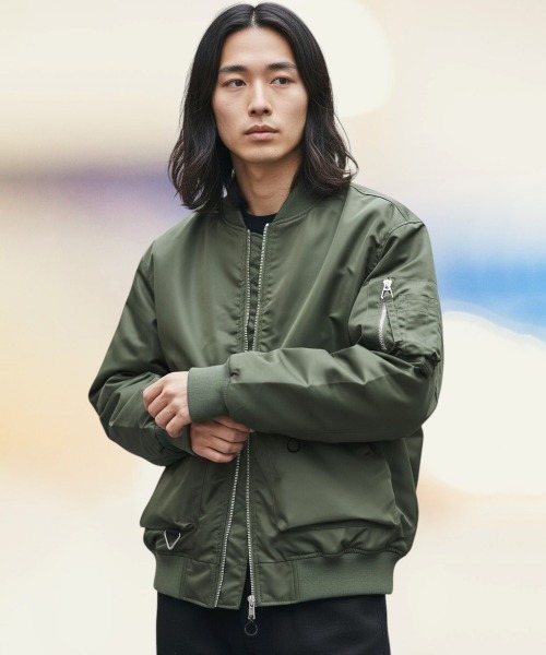 rehacer（レアセル） ma1 ma-1 R. : Wide Pocket Loose MA-1 メンズ