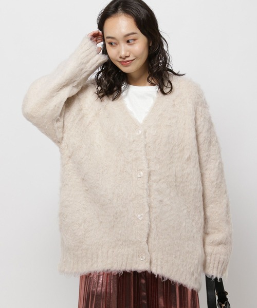 niko and…（ニコアンド） ニットカーディガン FREE ベージュ