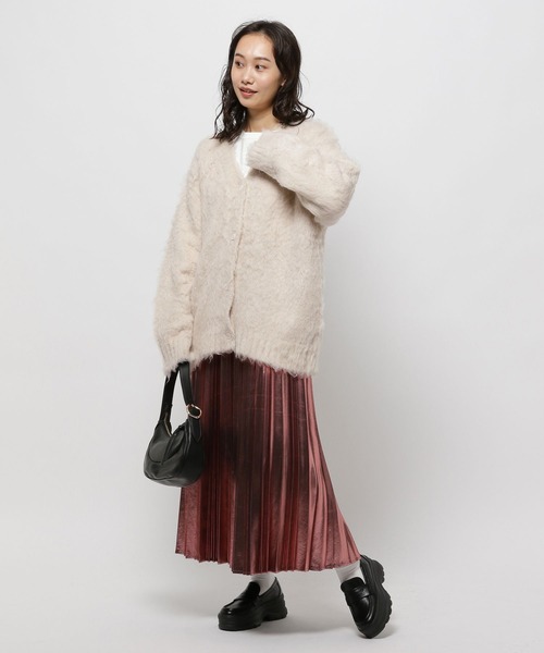 niko and…（ニコアンド） ニットカーディガン FREE ベージュ