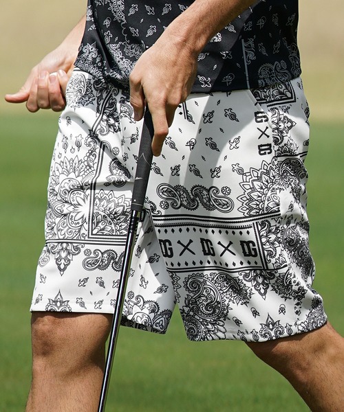 ゴルフ 「DIVINER GOLF」ペイズリー柄ショーツ メンズ ゴルフウェア ハーフパンツ ロゴ パンツ 春服 夏服 メンズ | DIVINER GOLF | 16