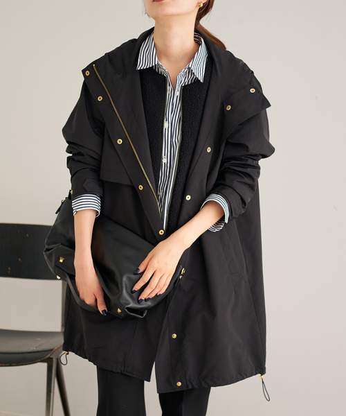 FRAMeWORK（フレームワーク） コート 38 ネイビー レディース