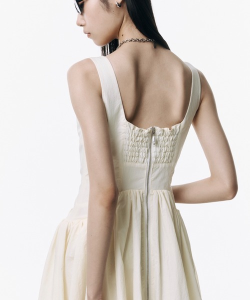 24AW新品 JOSEMOON ジョゼムーン コクーンタフタドレス　ワンピース JOSE MOON ワンピース GRAND FLARE DRESS/グランドフレアドレス
