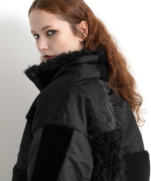 AULA AILA（アウラ アイラ） ブルゾン アウター パッチワークライク