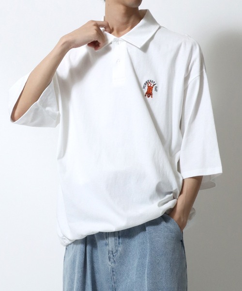 SITRY（シトリー） ポロシャツ Tiger Embroidery Polo Shirt/タイガー