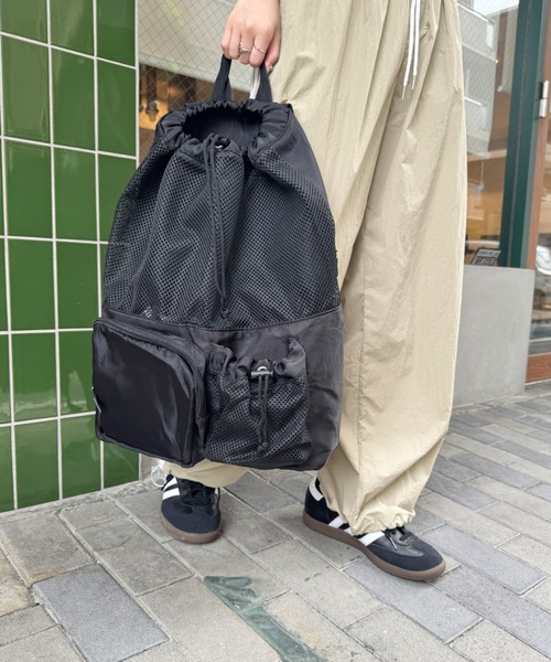 CLEA デイバック リュック 大容量メッシュデザインリュック レディース