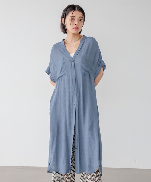 【BAYFLOW】ロングワンピース BAYFLOW ワンピース フレンチスリーブワンピース : ZOZOTOWN