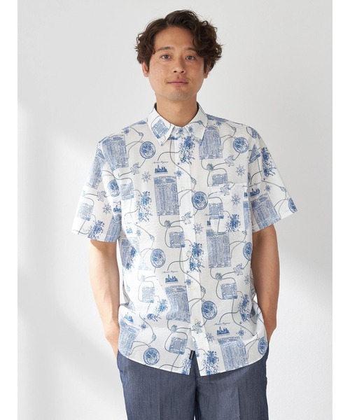McGREGOR（マックレガー） シャツ マリン柄シャツ メンズ : ZOZOTOWN