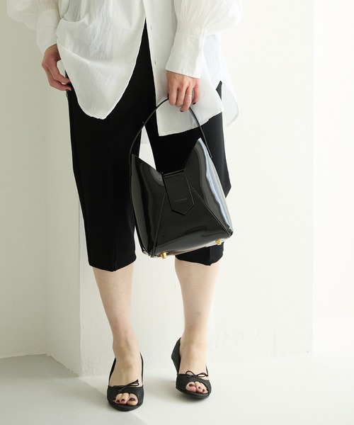 Hashibami ハンドバッグ 「HASHIBAMI」フェズ エナメル ワンハンドル