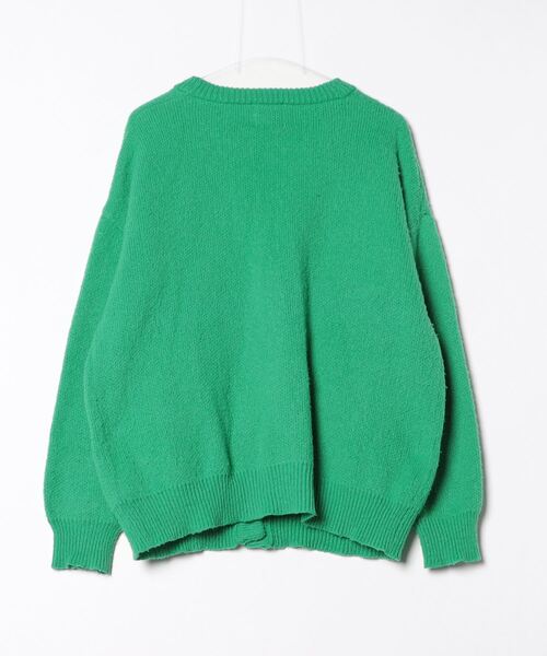 「MARY QUANT」 花柄ニットカーディガン「PUBLUXコラボ」 FREE グリーン レディース_画像2