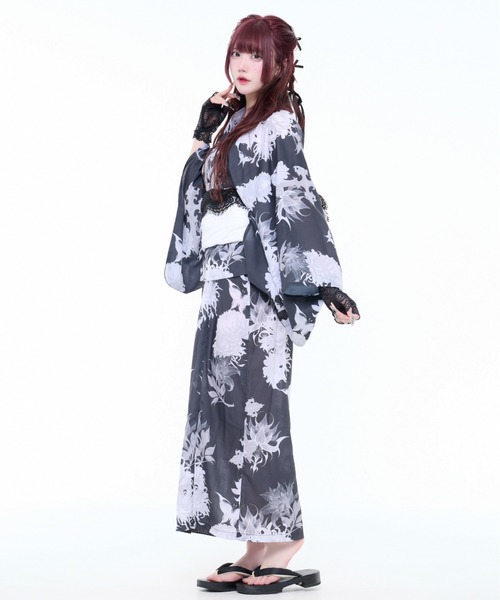 REFLEM（レフレム） 浴衣 「REFLEM/レフレム」総柄浴衣SET レディース