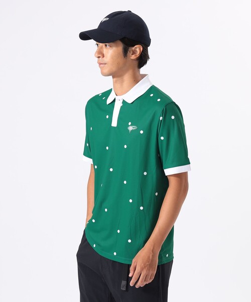 BEAMS GOLF ポロシャツ 「MEN」ORANGE LABEL / ドットプリント