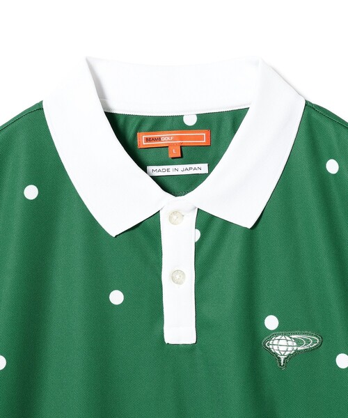 BEAMS GOLF 吸水速乾 ドットプリント ロゴポロシャツ BEAMS GOLF（ビームス ゴルフ）ORANGE LABEL / 【DRY・UV】吸水