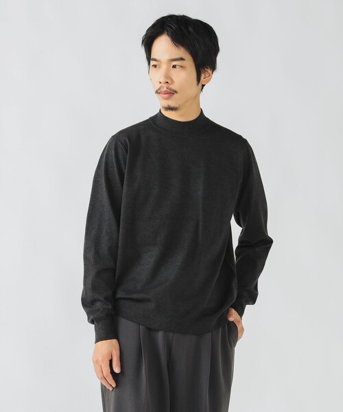 BEAMS HEART（ビームス ハート） セーター ニット アゼ編み ハイネック