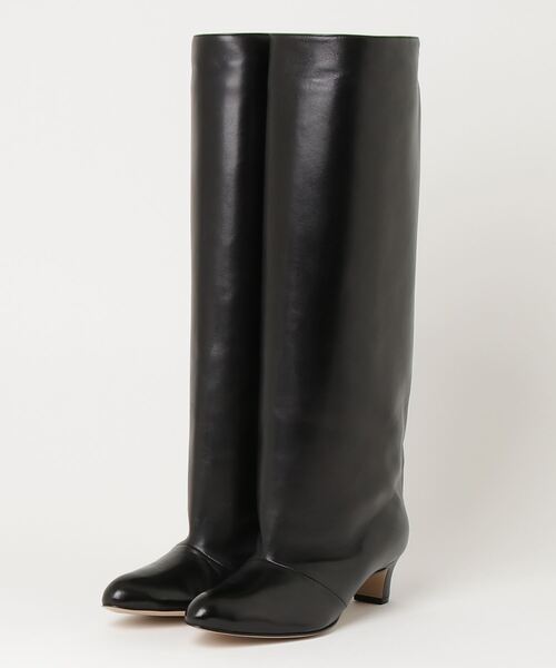 NEBULONI E. ネブローニ ロングブーツ ブラック 37 NEBULONI E（ネブローニ） ロングブーツ 37 ブラック レディース