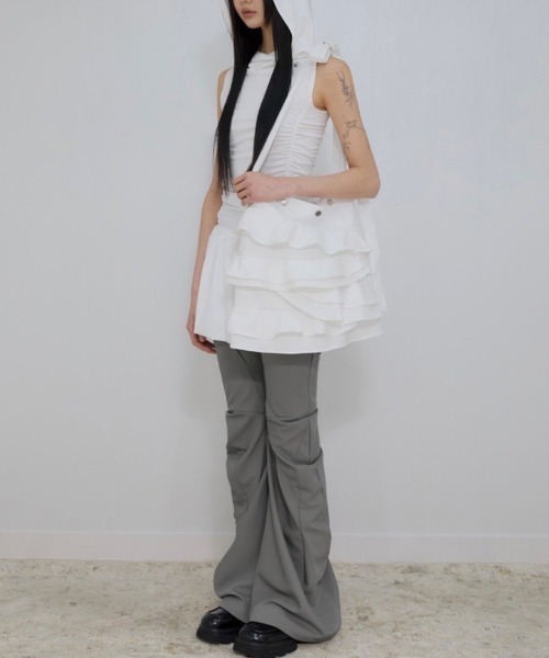 flare up フレアアップ FLAREUP パンツ 「FLAREUP」Asymmetrical Drape Pants
