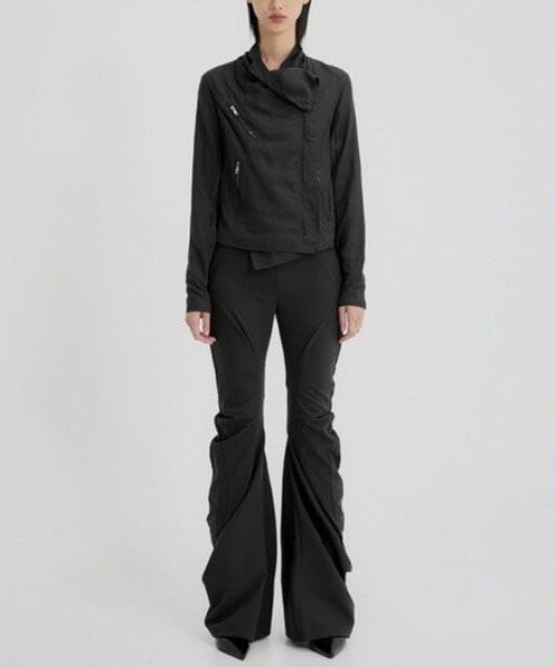 【FLARE UP】 Asymmetrical Drape Pants /追跡付 FLAREUP パンツ 「FLAREUP」Asymmetrical Drape Pants