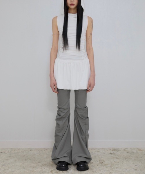 flare up フレアアップ FLAREUP パンツ 「FLAREUP」Asymmetrical Drape Pants