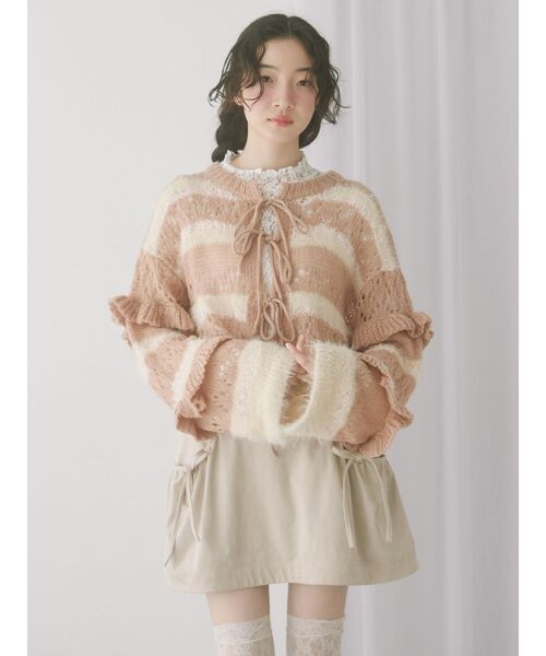 タグ付き未使用 merry jenny flowerレーストップス merry jenny（メリージェニー） tシャツ flowerレーストップス