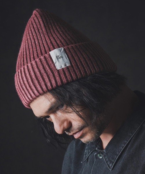 GLIMCLAP ニット帽 ニットキャップ mko12982-Beanie-Pigment dyeing