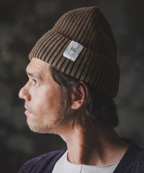 GLIMCLAP ニット帽 ニットキャップ mko12982-Beanie-Pigment dyeing
