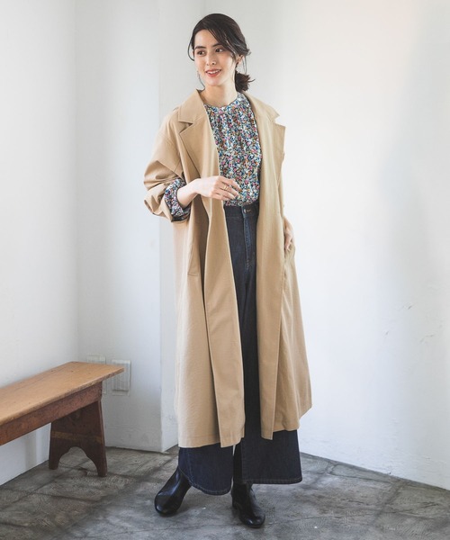 「LEPSIM」 コート FREE ダークネイビー レディース_画像5