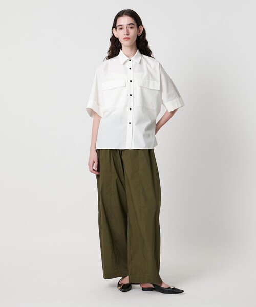 ぽんぽんさん専用♡moun ten 2024ss ♡エルフィンフォルクシャツ AEWEN MATOPH ブラウス シャツ 「AEWEN MATOPH」ポケット