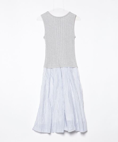 「DRWCYS」 ドッキングワンピース 1 グレー レディース_画像2