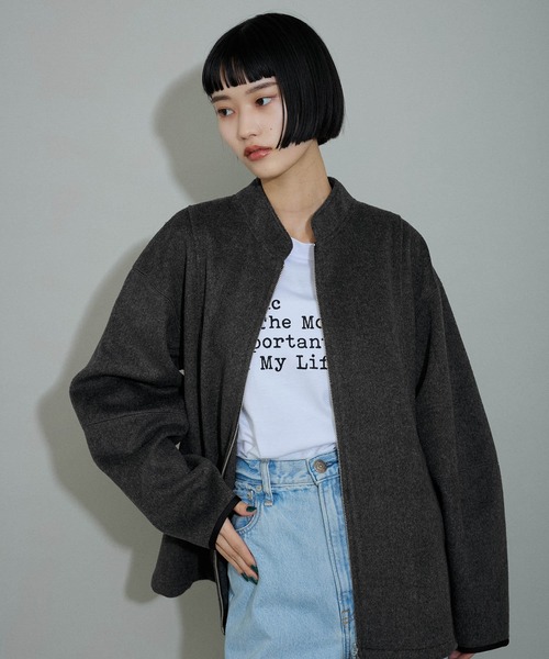 ADAM ET ROPE'（アダムエロペ） ジップアップブルゾン FREE ライト