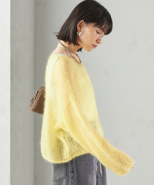 ANN DEMEULEMEESTER モヘヤ 白 ニット メッシュ モヘア ANN DEMEULEMEESTER モヘヤ 白 ニット メッシュ モヘア 【公式通販】