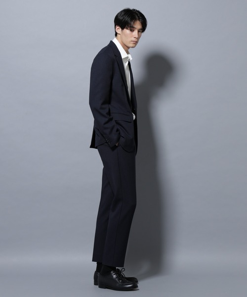 「Damerino」LANATEC(R)メランジオックスセットアップ Damerino」LANATEC(R) メランジ オックス ストレッチ セットアップ