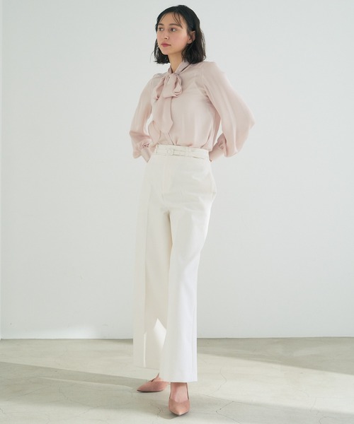 美品　アナイ　ホワイトブラウス　サイズ38 ANAYI 「ANAYI」 長袖ブラウス 38 ホワイト レディース