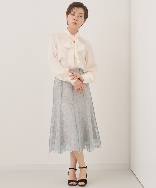 美品　アナイ　ホワイトブラウス　サイズ38 ANAYI 「ANAYI」 長袖ブラウス 38 ホワイト レディース