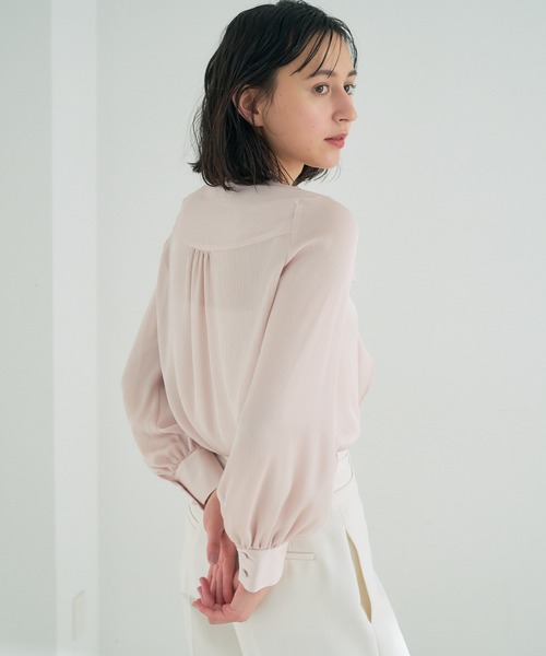 ANAYI 「ANAYI」 長袖ブラウス 38 ホワイト レディース