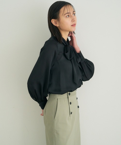ANAYI 「ANAYI」 長袖ブラウス 38 ホワイト レディース