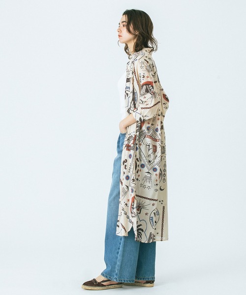 HLAADA ワンピース (HLAADA for ROSEBUD)BANDANA BIAS SHIRT OP