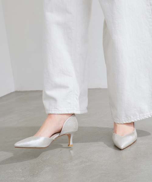LE TALON（ル タロン） パンプス 「追加」5.5cmVカットサイドオープン