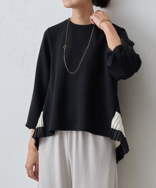 ビアズリー BEARDSLEY 23AW 長袖カットソー BEZ1032205A0005 ネイビー サイズ：F BEARDSLEY(ビアズリー) 23AW長袖カットソーBEZ1032205A0005