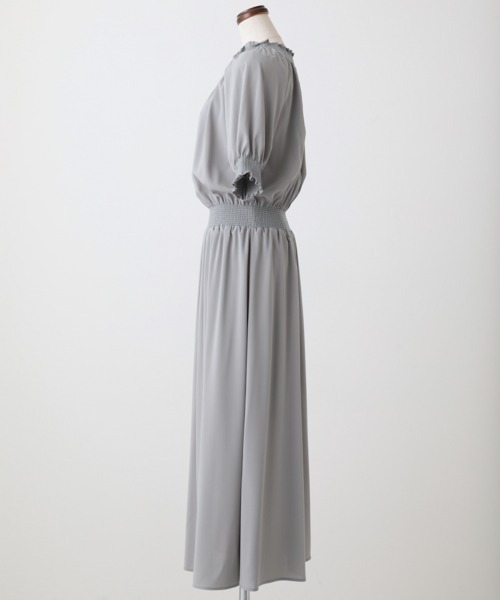 「AZUL ENCANTO」 半袖ワンピース MEDIUM ネイビー レディース_画像2