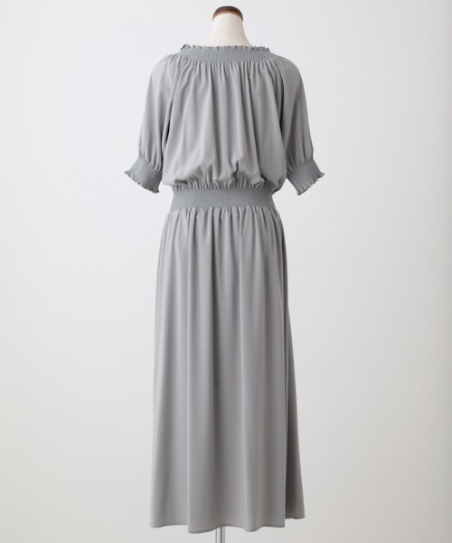 「AZUL ENCANTO」 半袖ワンピース MEDIUM ネイビー レディース_画像8