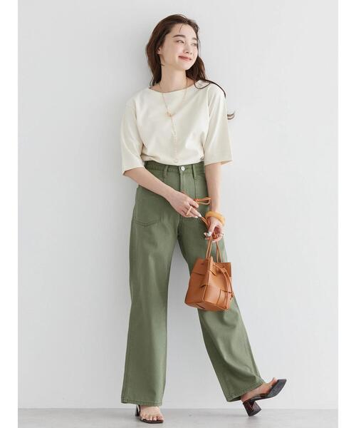 「AMERICAN HOLIC」 カーゴパンツ S カーキ レディース