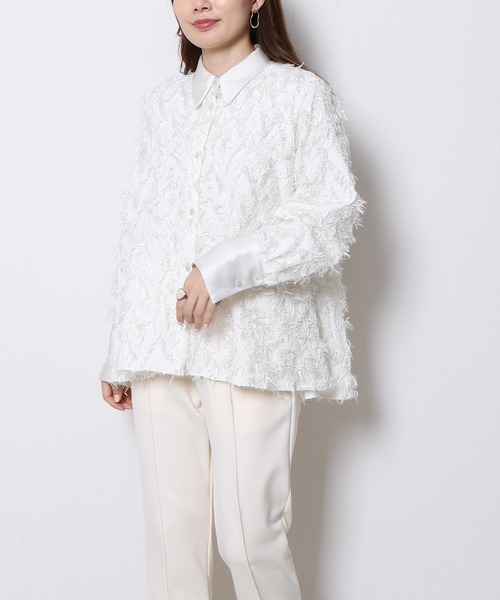 Re.Verofonna（ヴェロフォンナ） ブラウス シャツ ヘリンボン